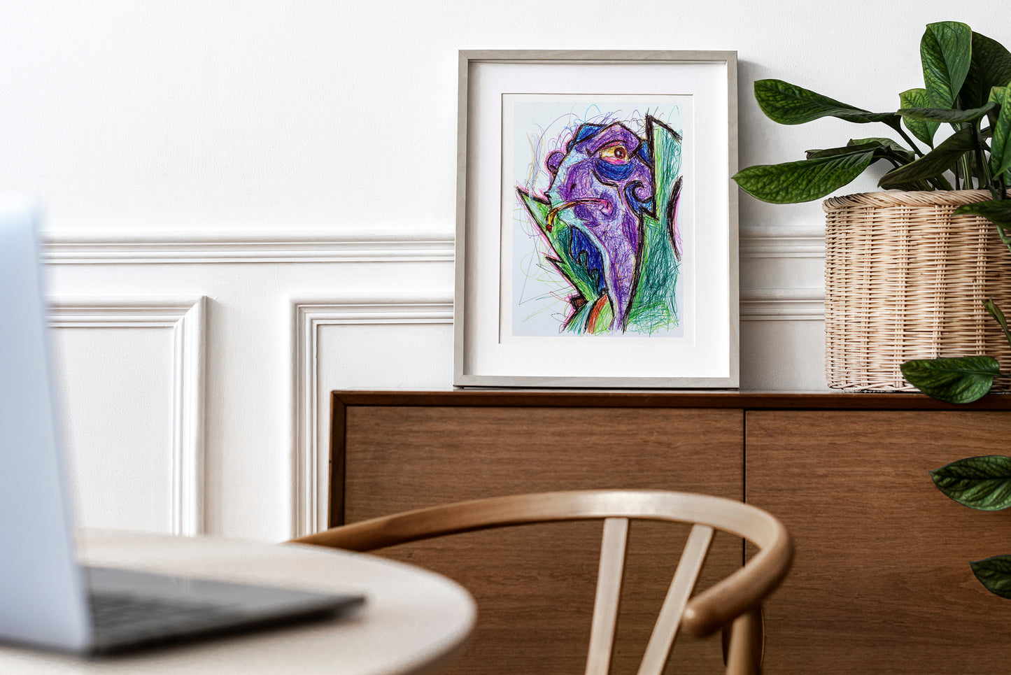Dimitri Lousteau Ballpoint Pen Art Print