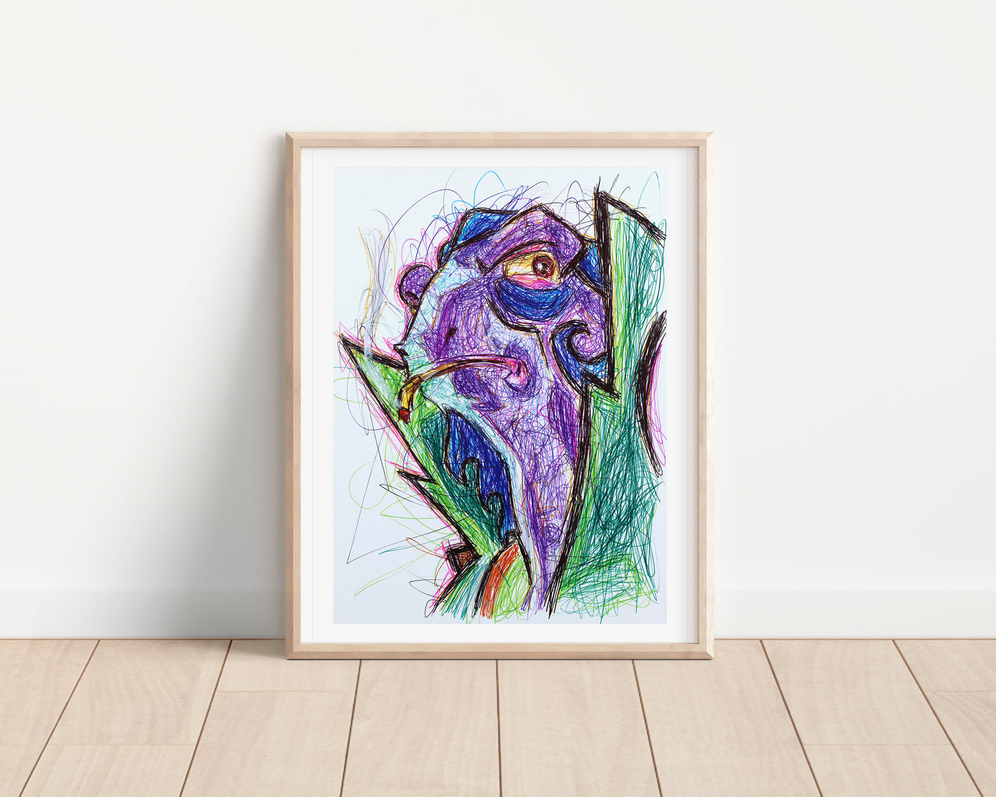 Dimitri Lousteau Ballpoint Pen Art Print