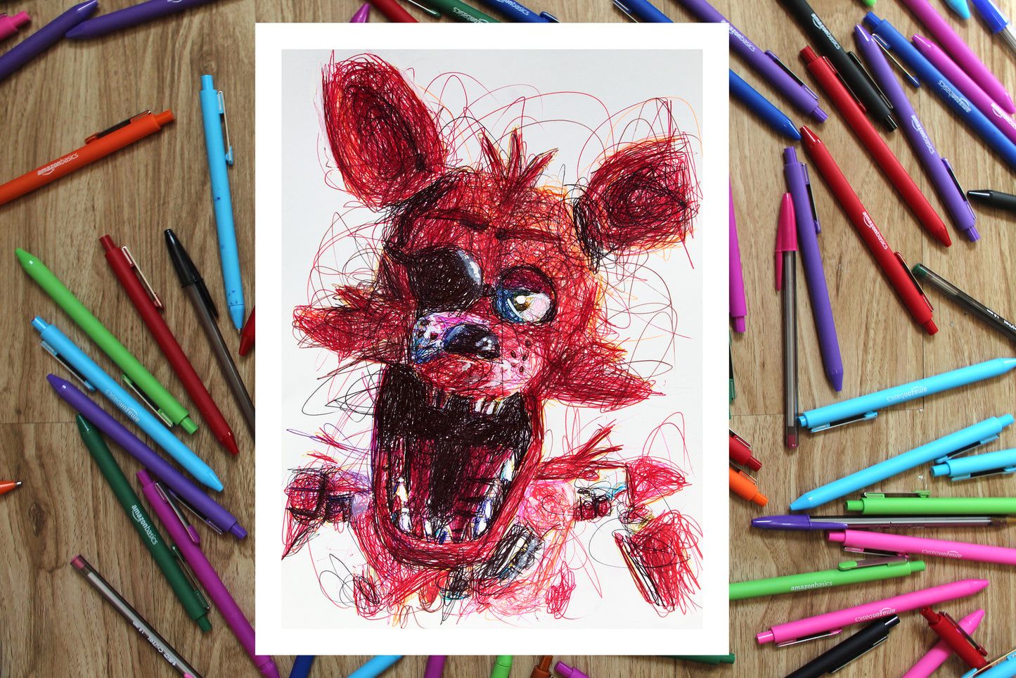 Foxy Ballpoint Pen Print