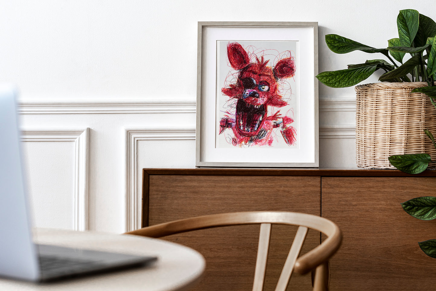 Foxy Ballpoint Pen Print