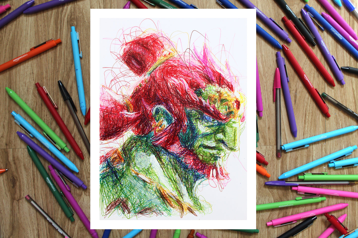 Ganondorf Tears of the Kingdom Ballpoint Pen Print