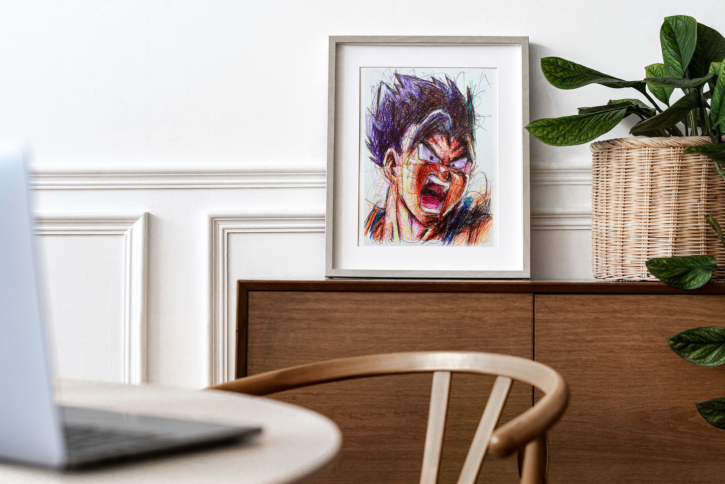 Gohan Ballpoint Pen Print