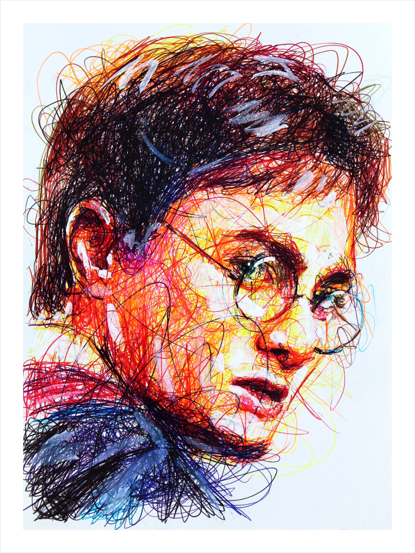 Original Harry Potter Ballpoint Pen Drawing