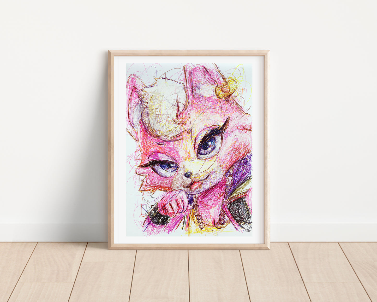 Kat Monroe Ballpoint Pen Print
