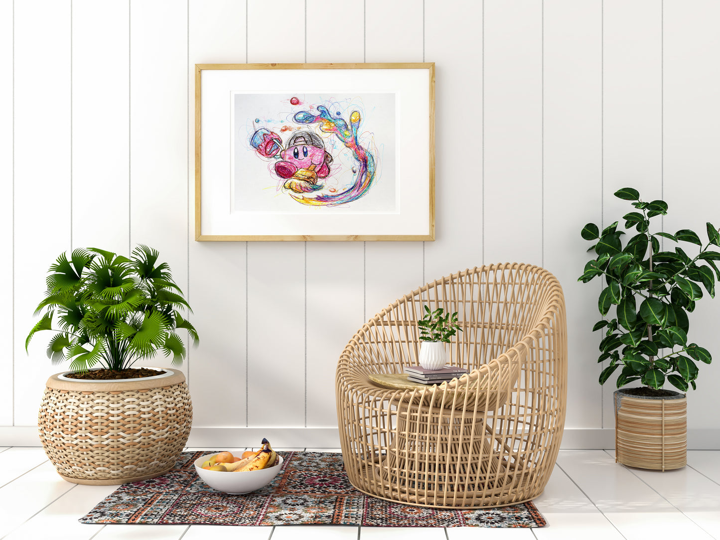 Paint Kirby Ballpoint Pen Print