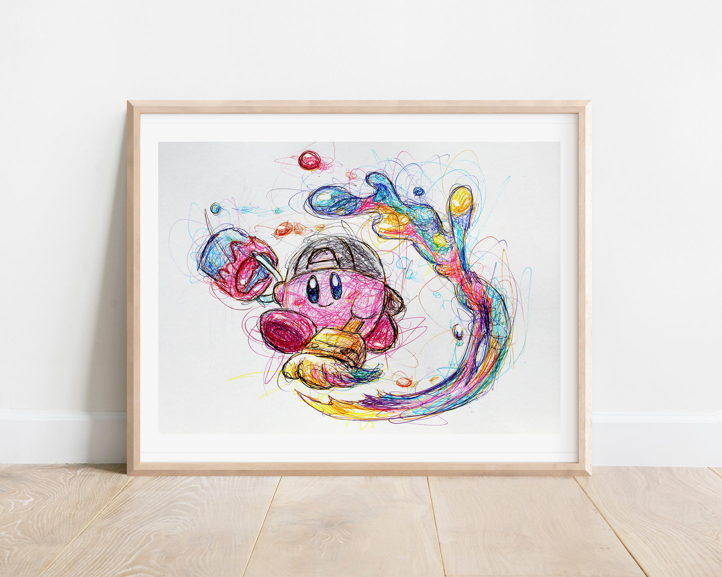 Paint Kirby Ballpoint Pen Print