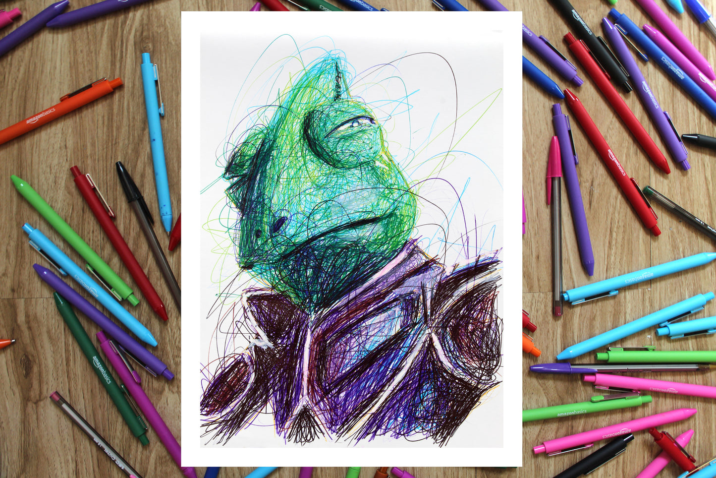 Leon Powalski Ballpoint Pen Print