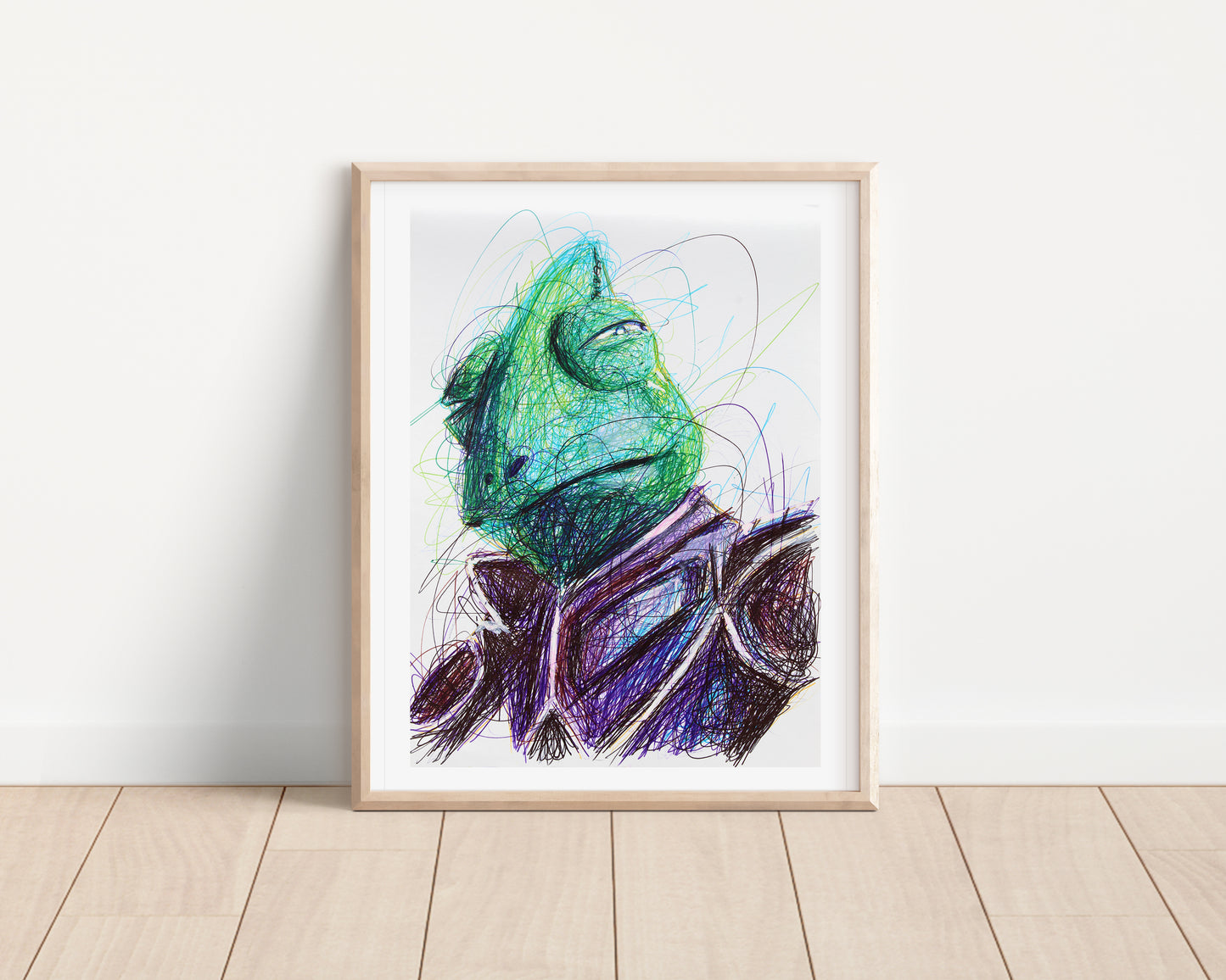 Leon Powalski Ballpoint Pen Print