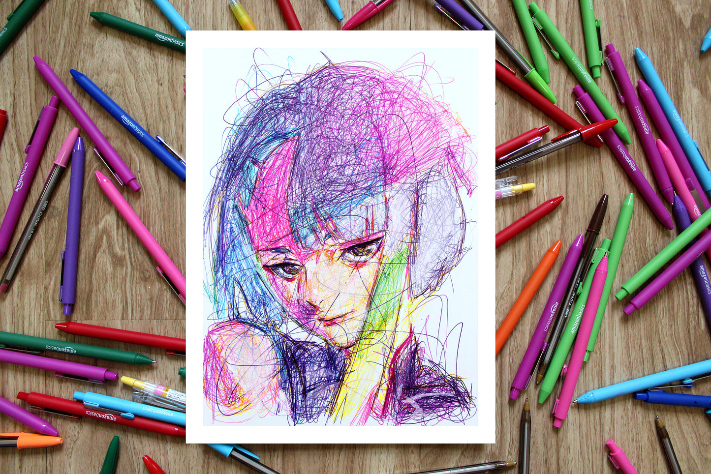 Lucyna Kushinada Ballpoint Pen Art Print