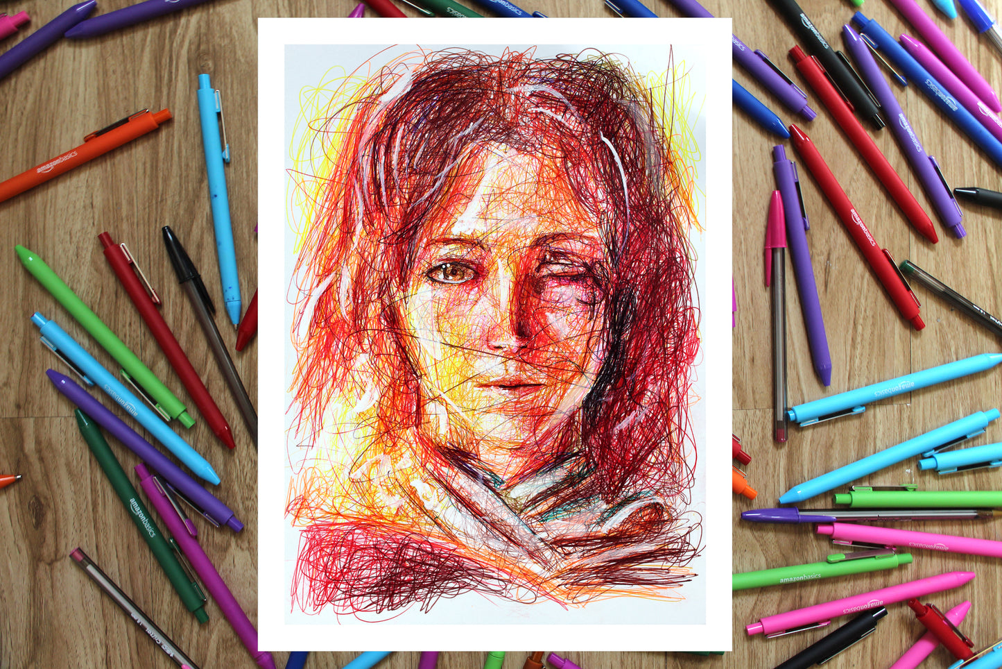 Melina Ballpoint Pen Print