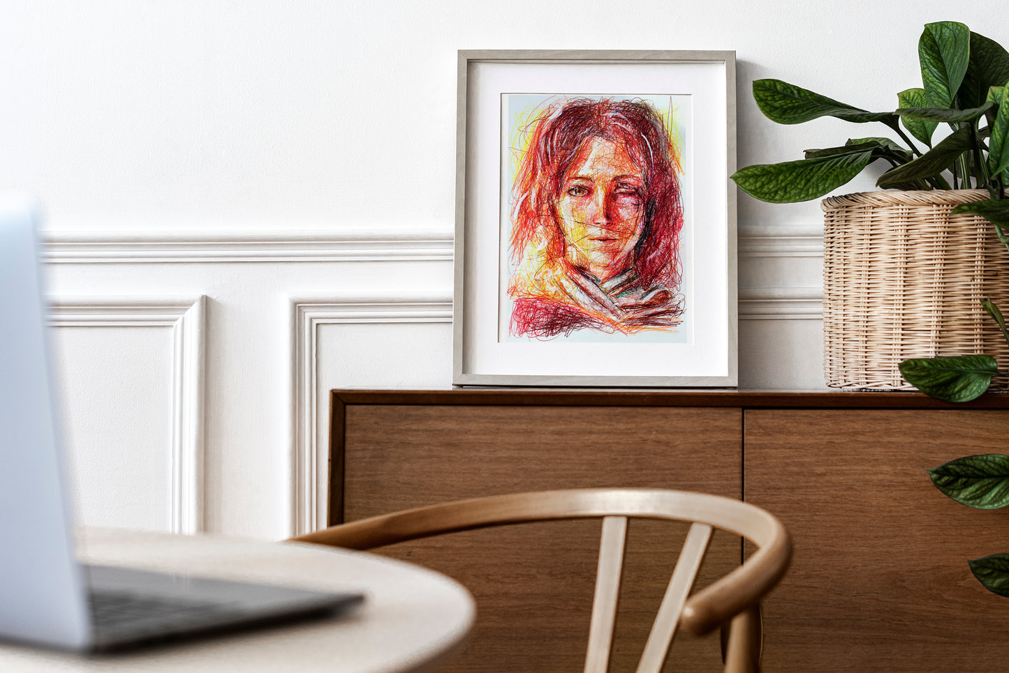 Melina Ballpoint Pen Print