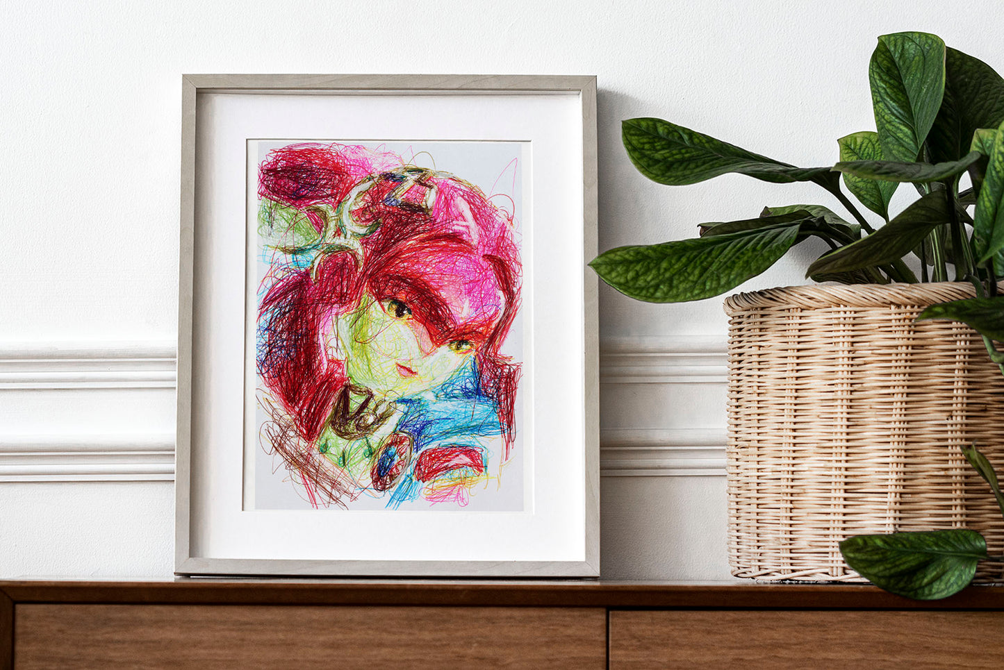 Mipha Ballpoint Pen Print