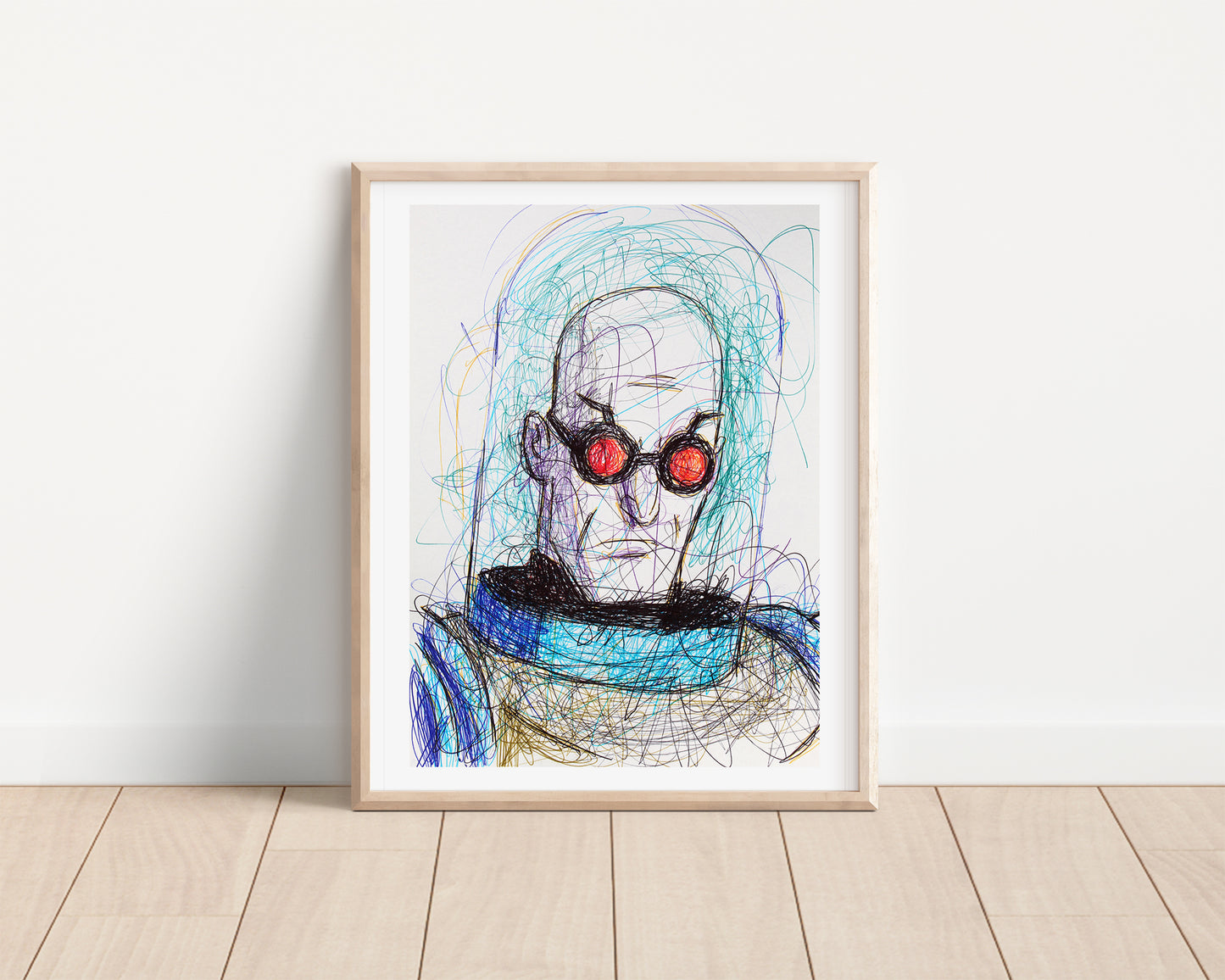 Mr. Freeze Ballpoint Pen Print