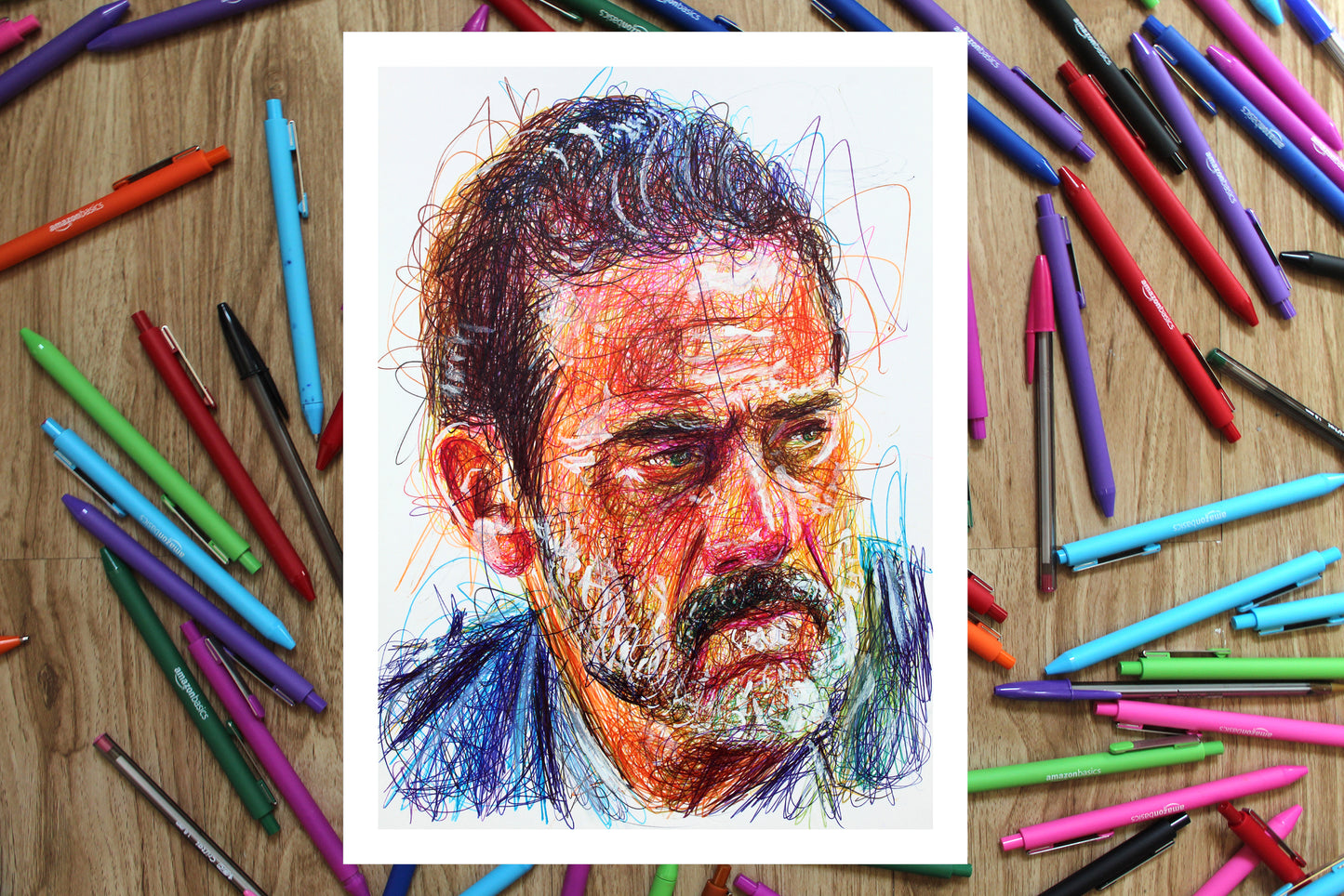 Negan Ballpoint Pen Print
