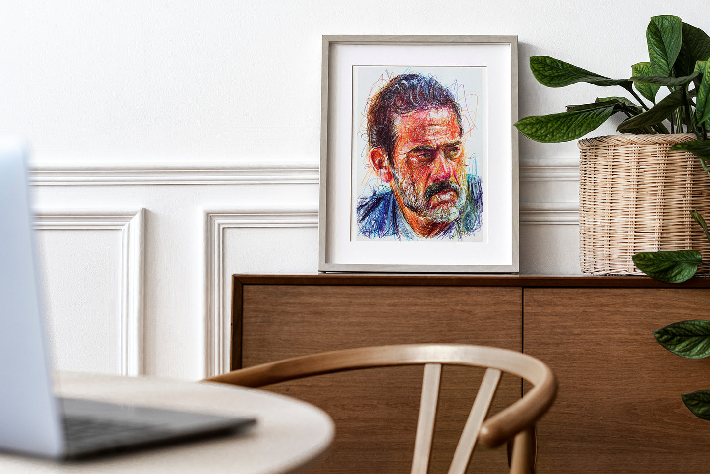 Negan Ballpoint Pen Print