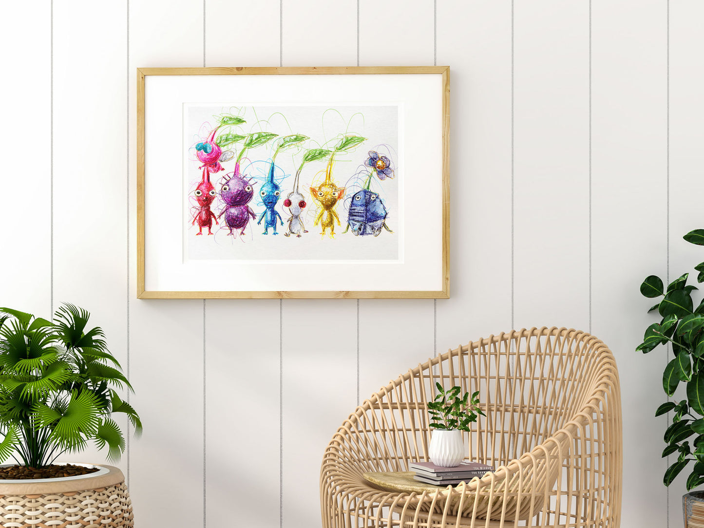 Pikmin Ballpoint Pen Print