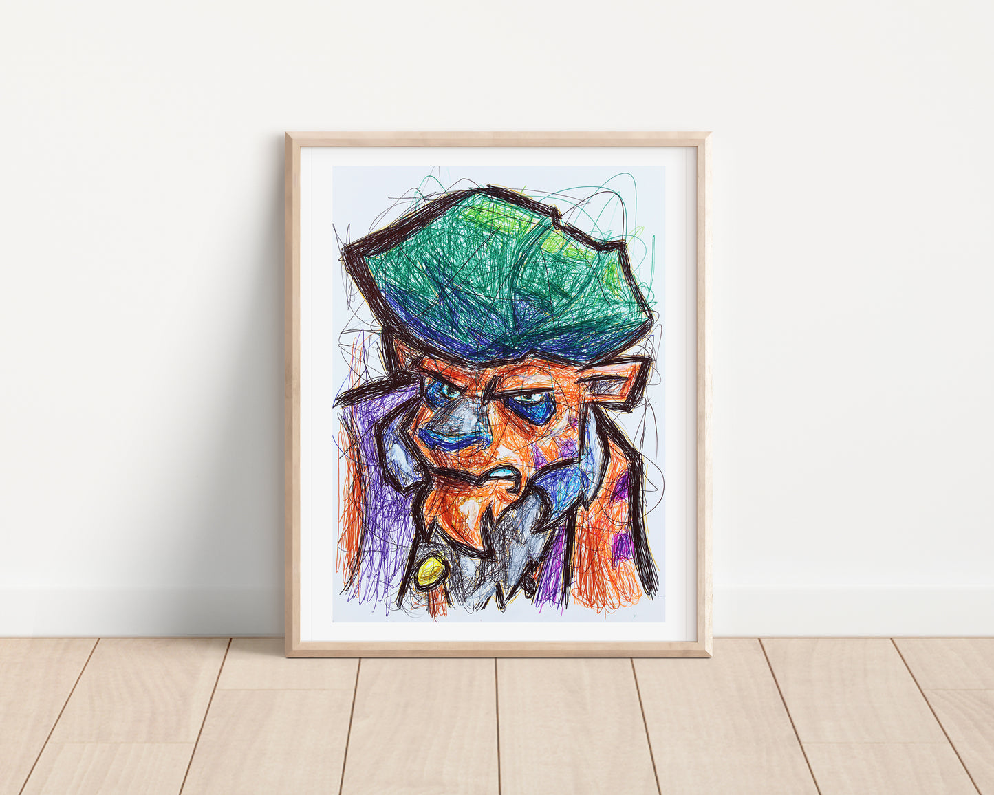 Rajan Ballpoint Pen Art Print
