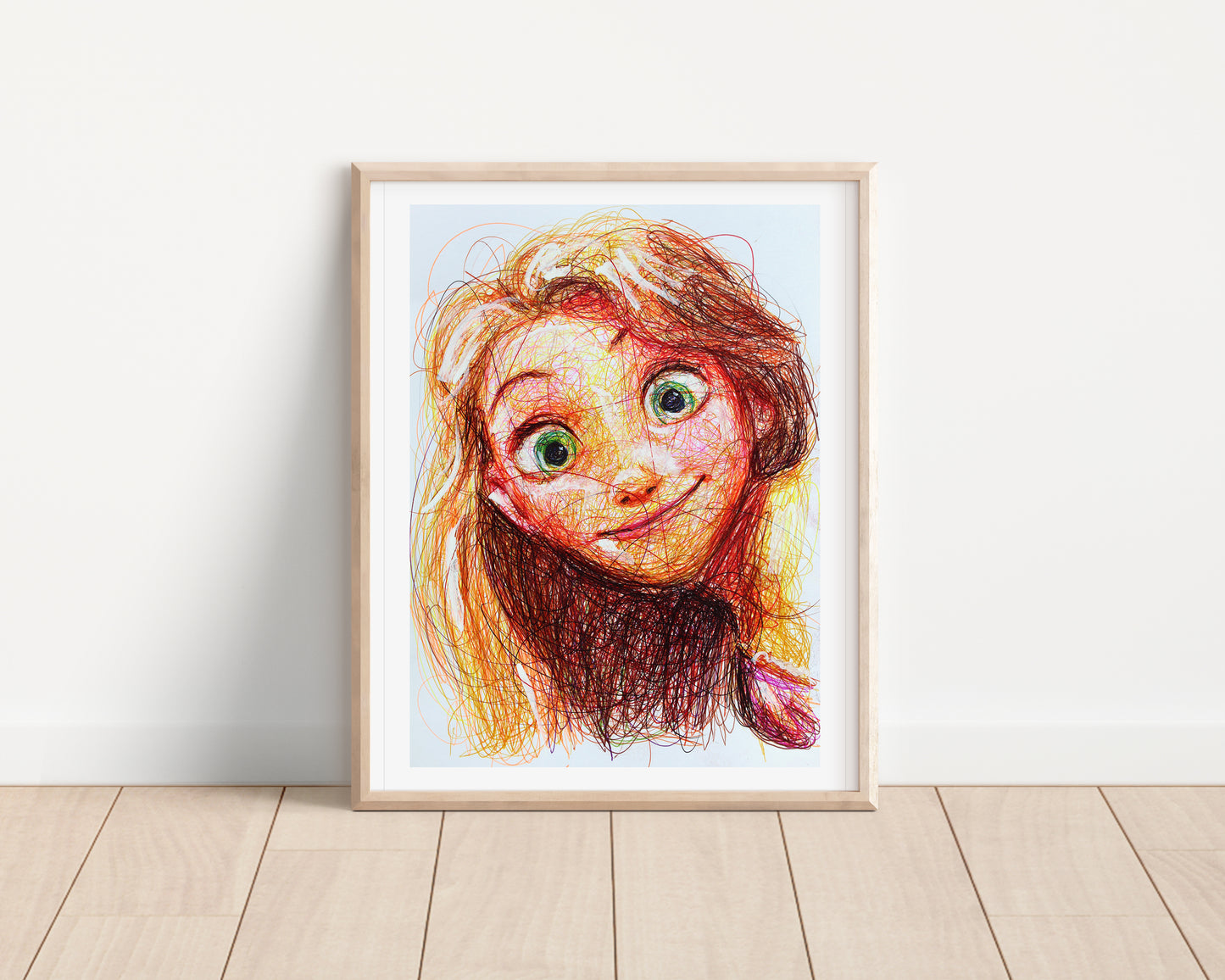 Rapunzel Ballpoint Pen Print