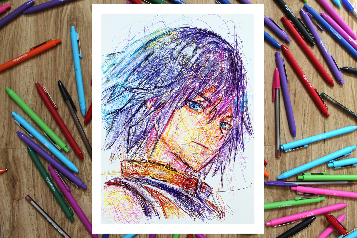 Riku Ballpoint Pen Print