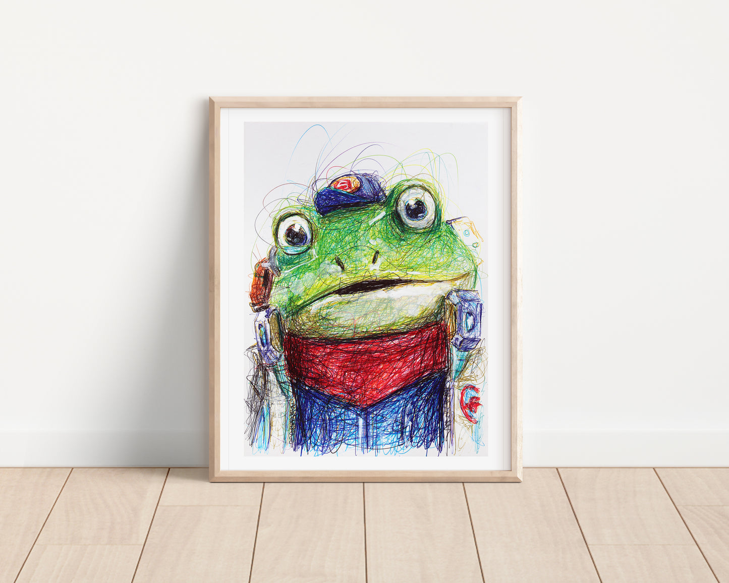 Slippy the Frog Ballpoint Pen Print