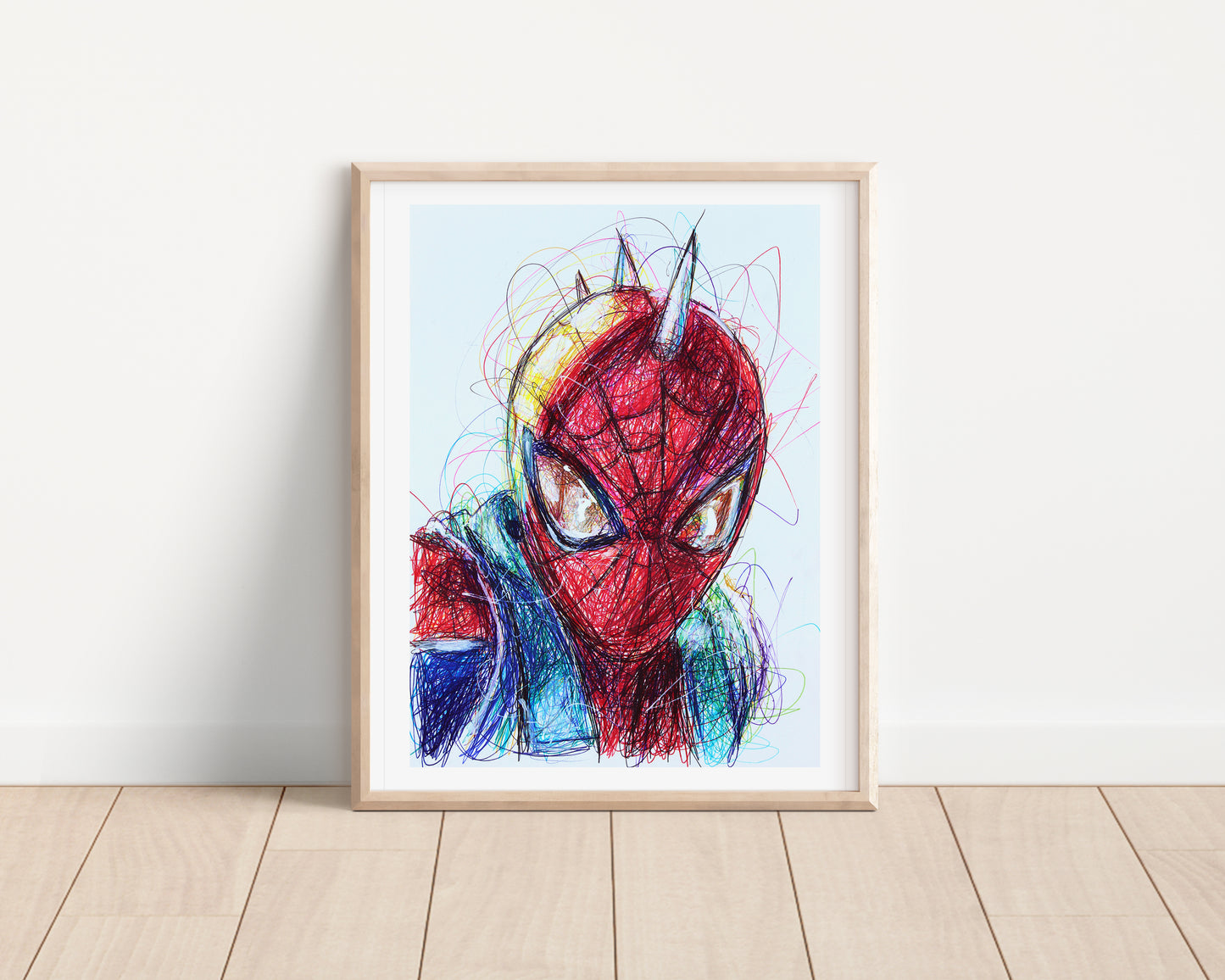 Spider-Punk Ballpoint Pen Print