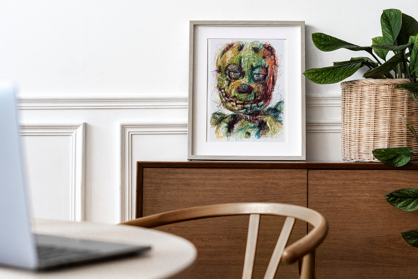Springtrap Ballpoint Pen Print
