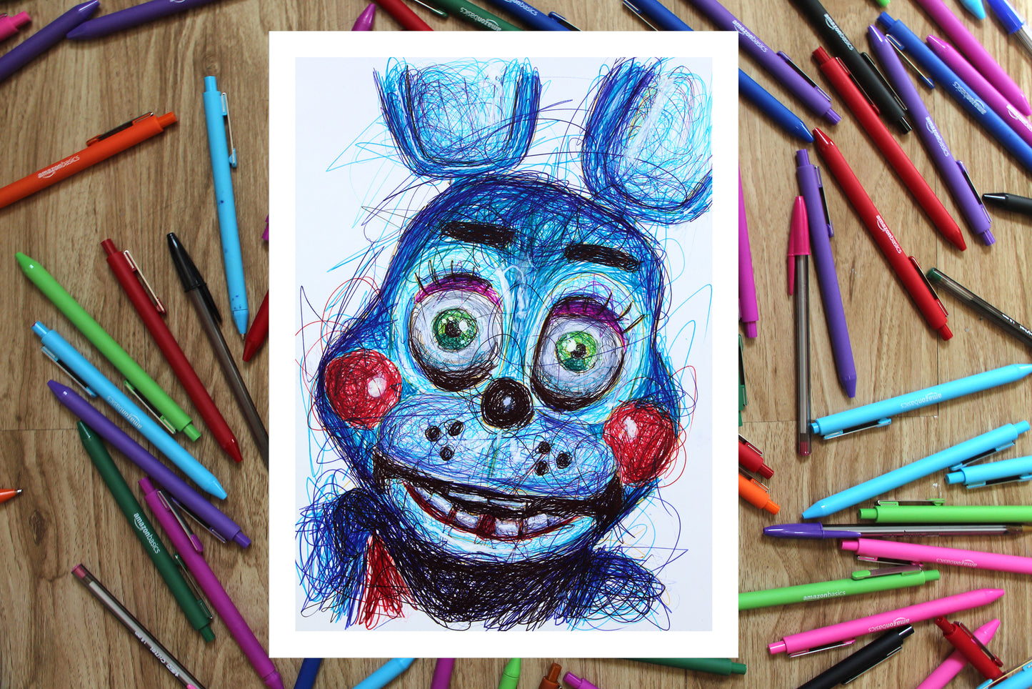 Toy Bonnie Ballpoint Pen Art Print