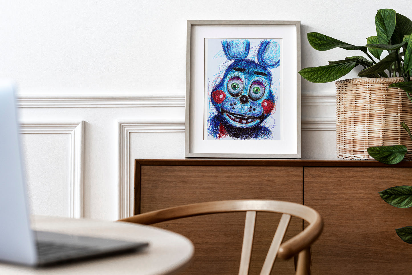Toy Bonnie Ballpoint Pen Art Print