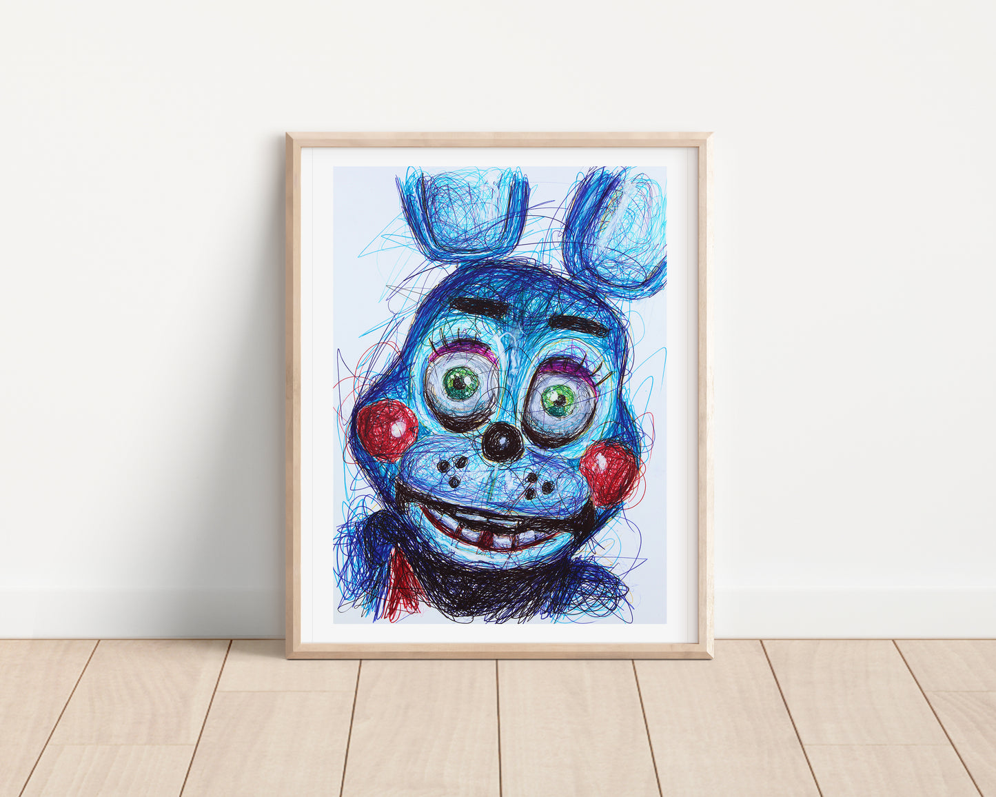 Toy Bonnie Ballpoint Pen Art Print