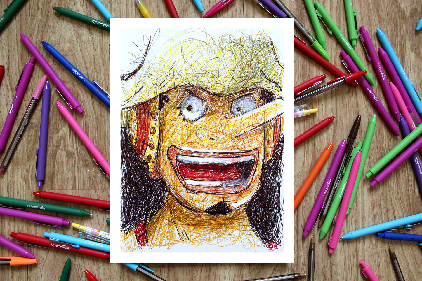 Usopp Ballpoint Pen Art Print