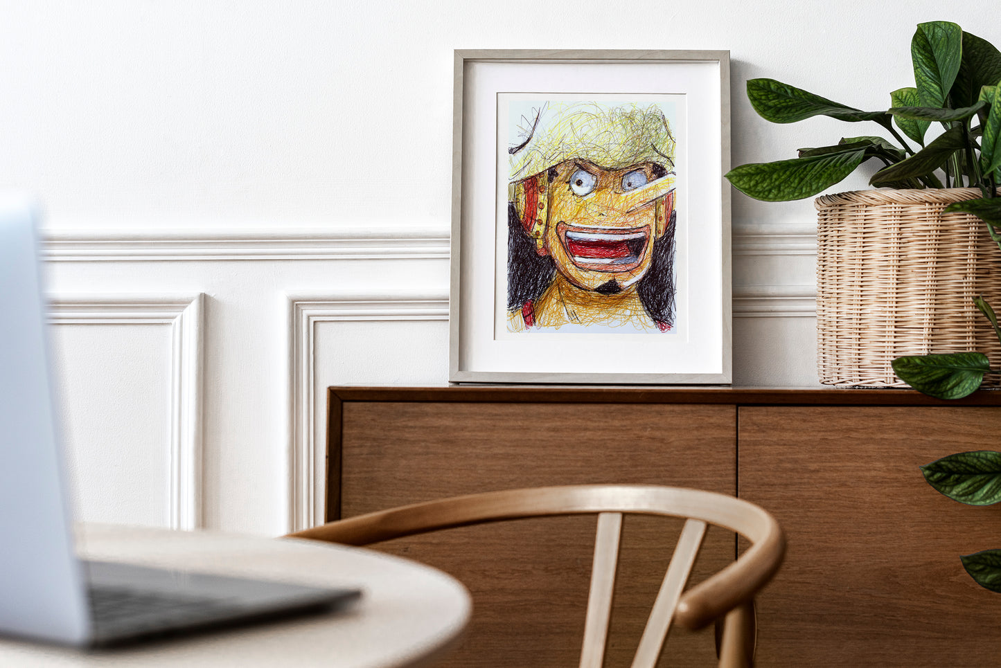 Usopp Ballpoint Pen Art Print