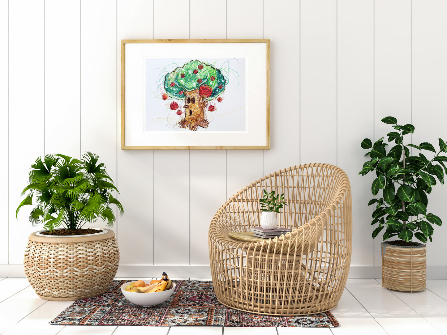 Whispy Woods Ballpoint Pen Print