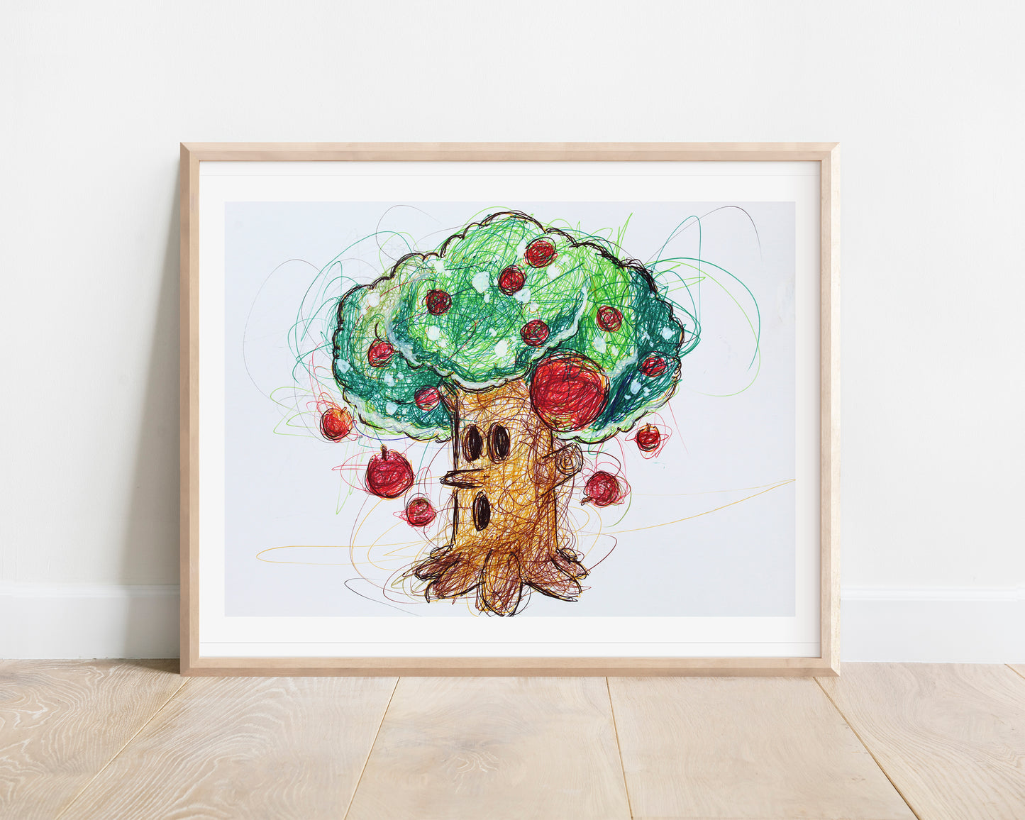 Whispy Woods Ballpoint Pen Print