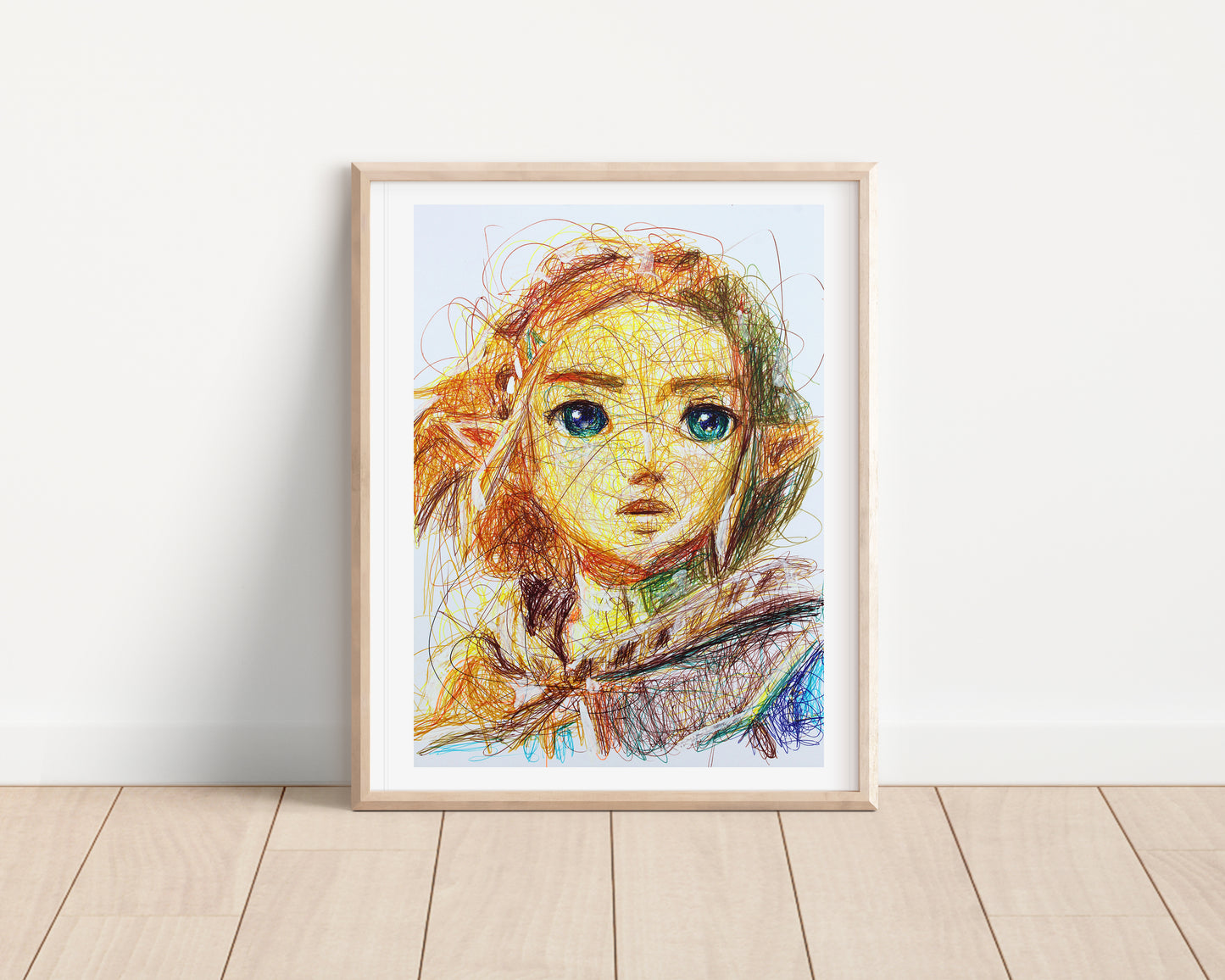 Zelda Tears of the Kingdom Ballpoint Pen Print