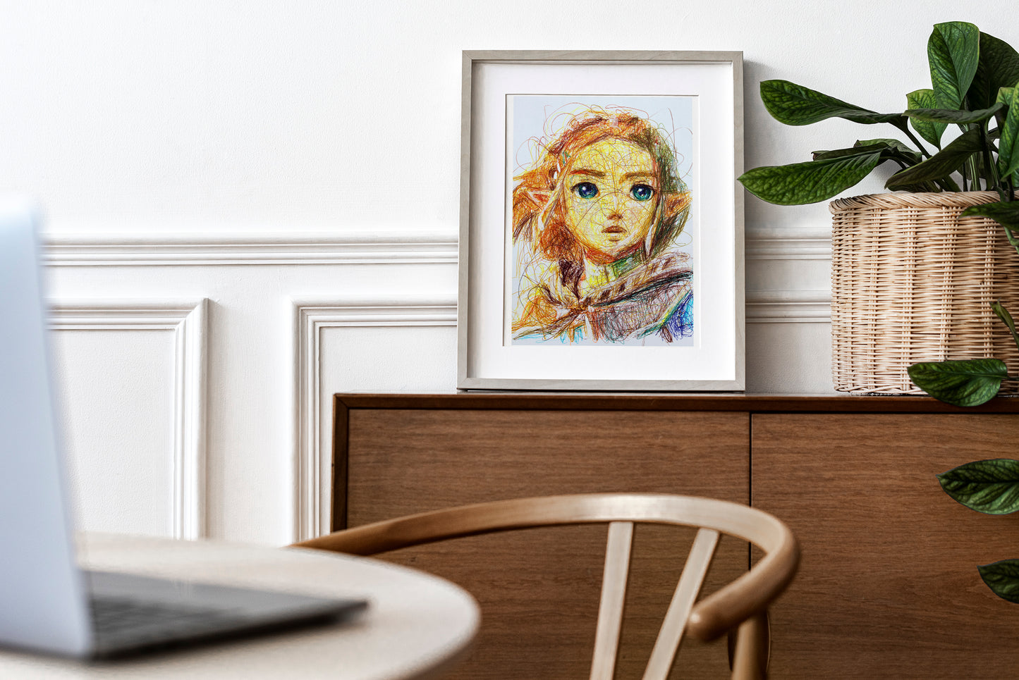 Zelda Tears of the Kingdom Ballpoint Pen Print