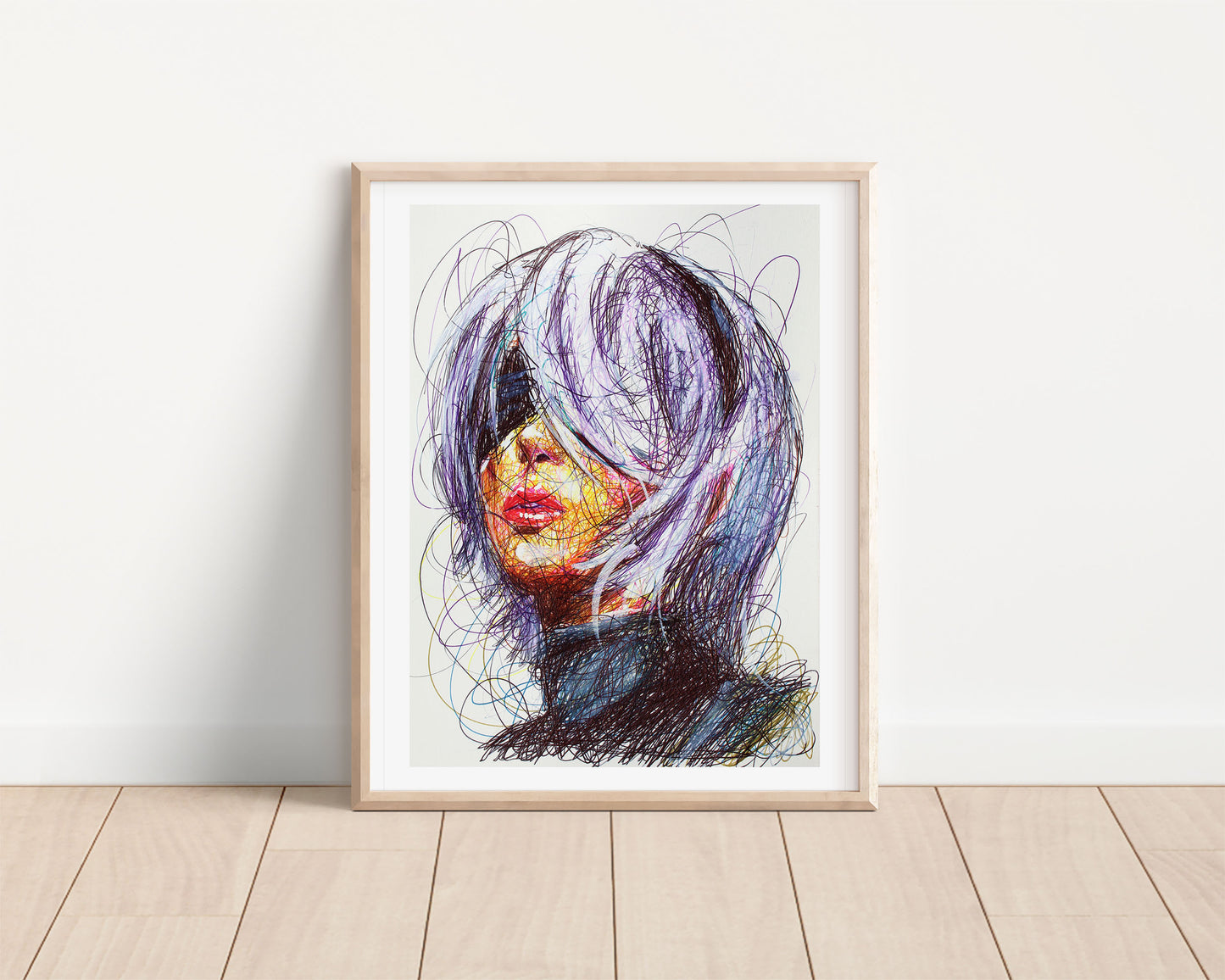 2B Nier: Automata Ballpoint Pen Fanart