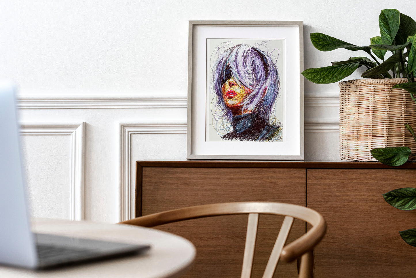 2B Nier: Automata Ballpoint Pen Fanart