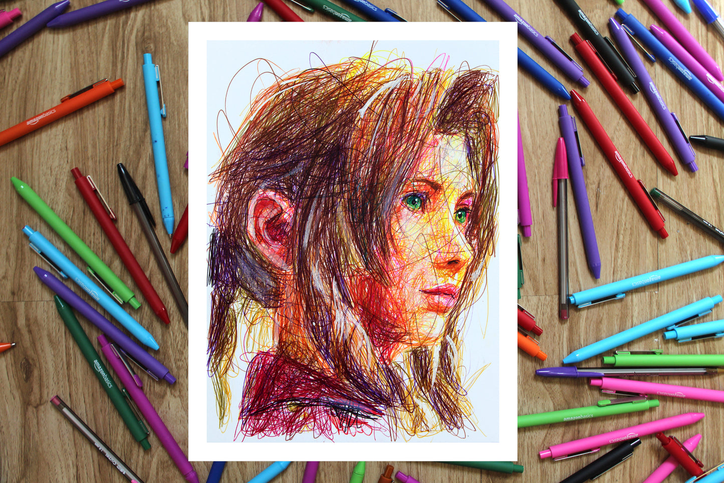 Aerith Gainsborough Ballpoint Pen Print