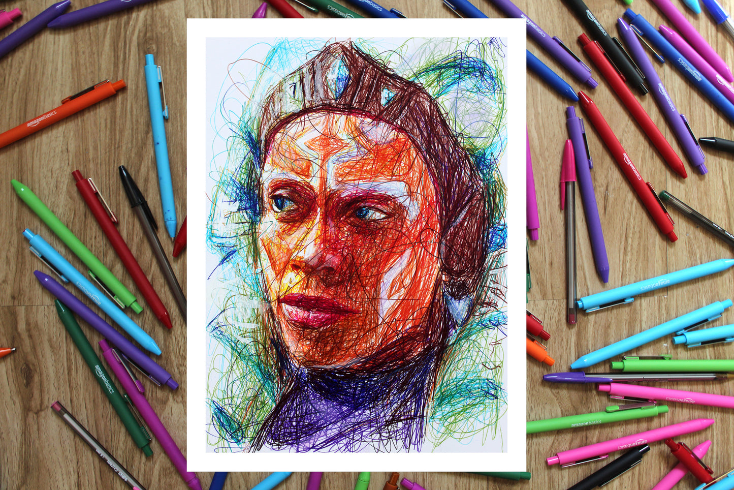 Ahsoka Tano Ballpoint Pen Print