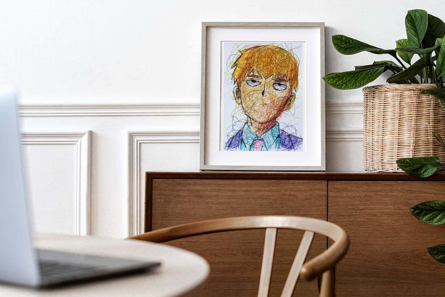Arataka Reigen Ballpoint Pen Print