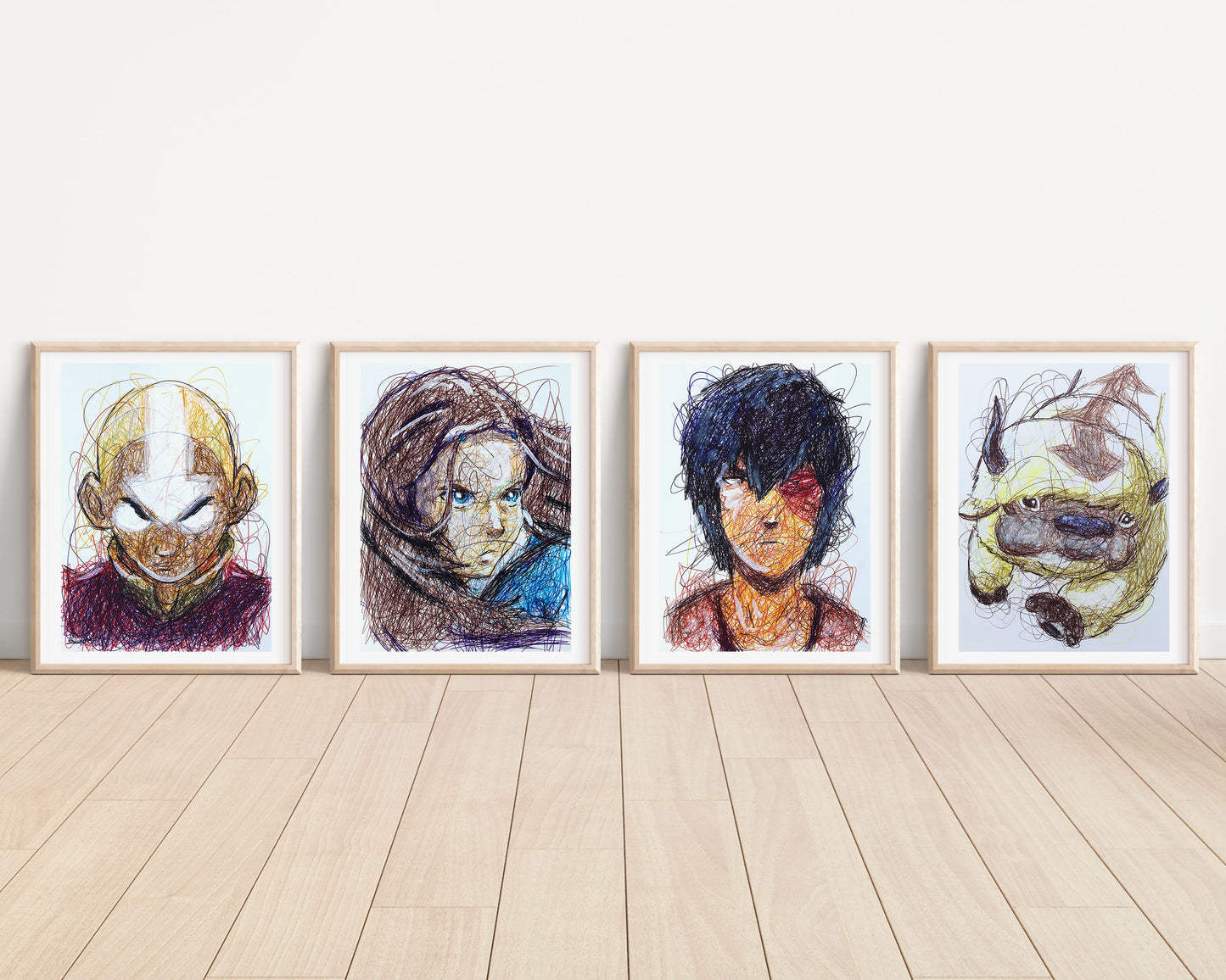 Avatar Ballpoint Pen Art Print Set