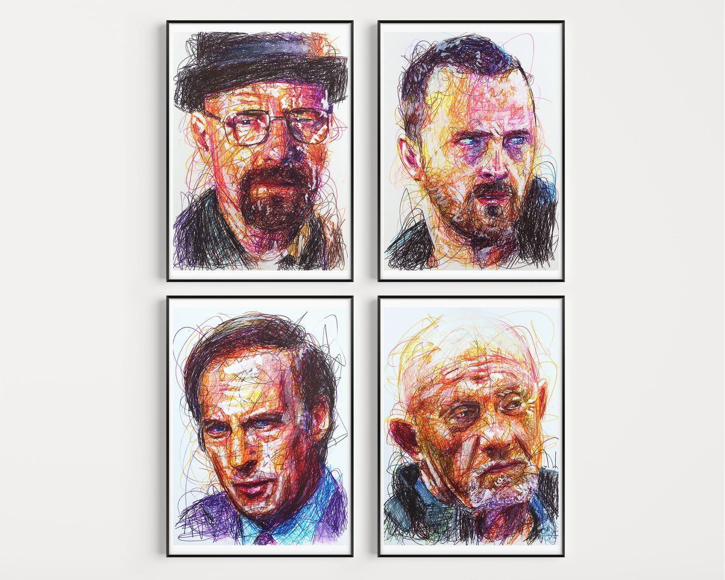 Breaking Bad Ballpoint Pen Print Set