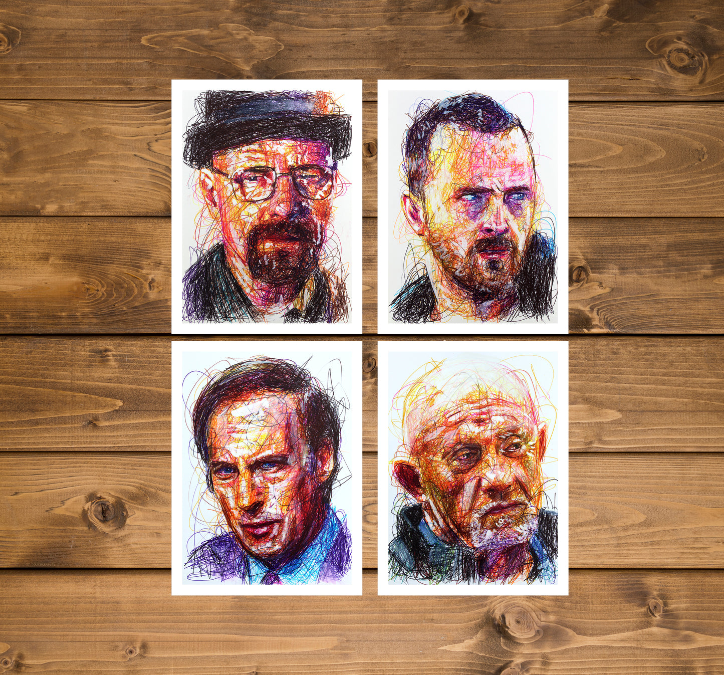 Breaking Bad Ballpoint Pen Print Set