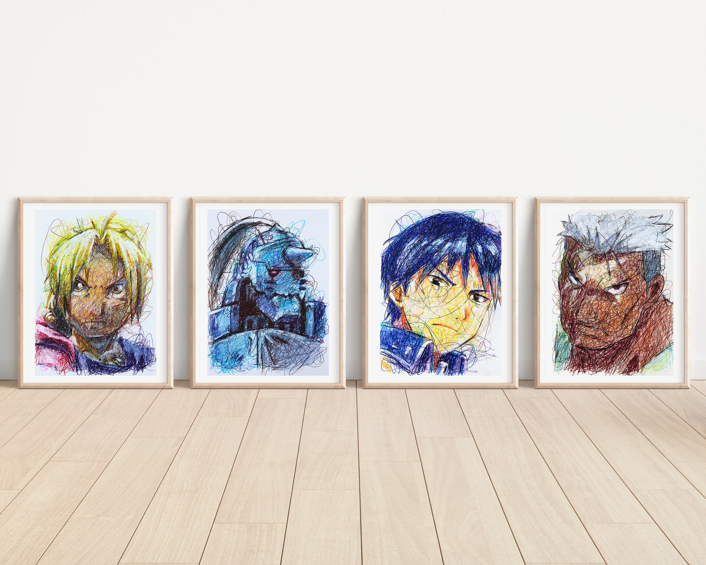 Full Metal Alchemist Fanart Print Set