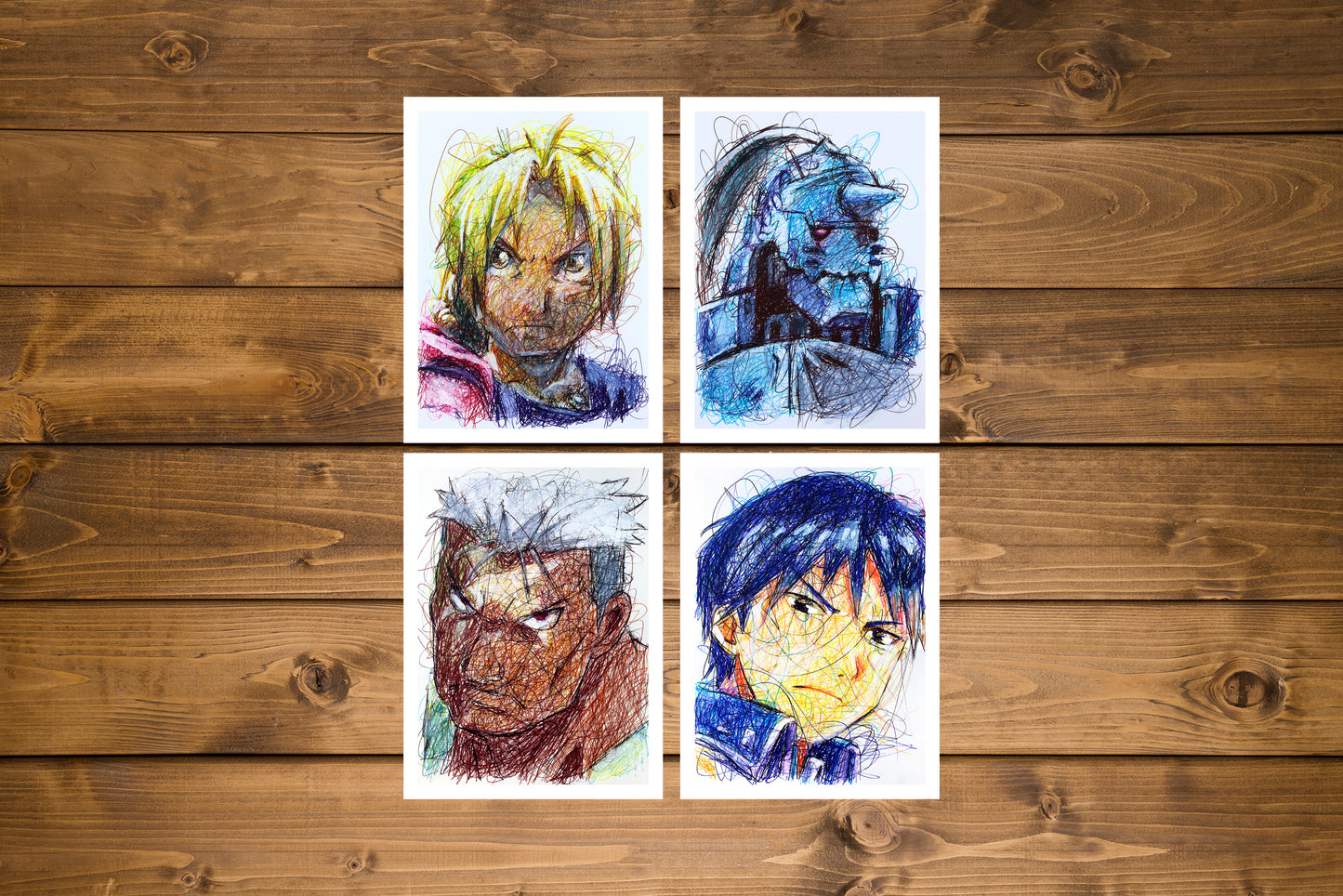Full Metal Alchemist Fanart Print Set