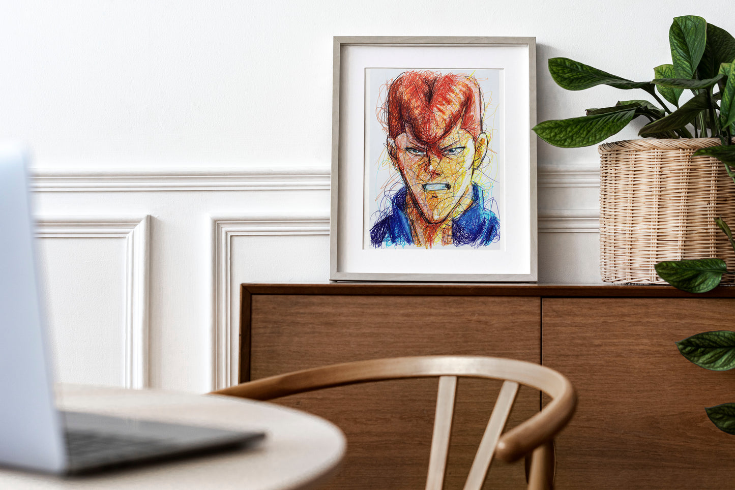 Kazuma Kuwabara Ballpoint Pen Art Print