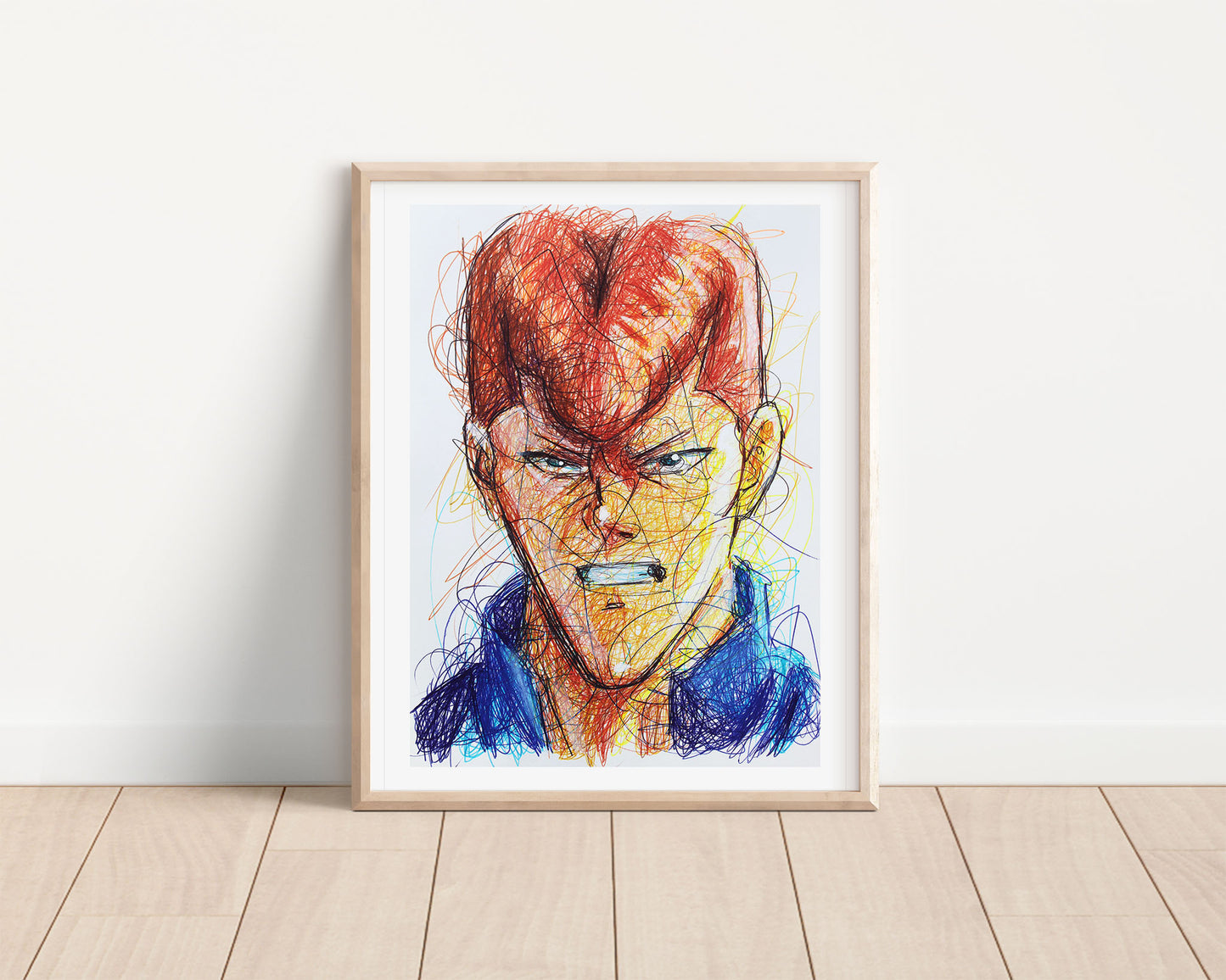Kazuma Kuwabara Ballpoint Pen Art Print