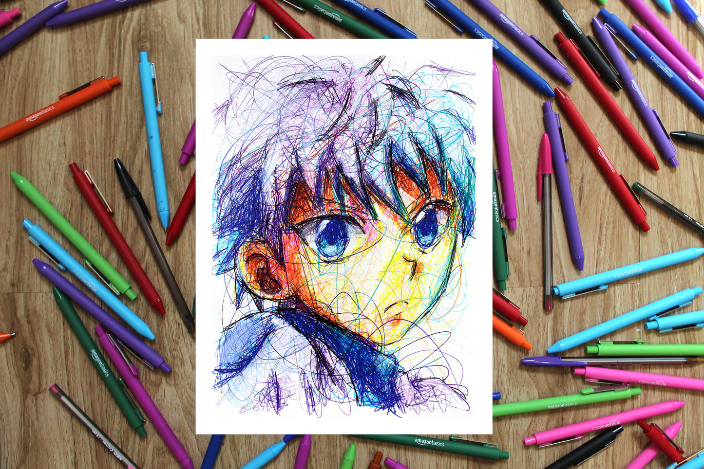 Killua Zoldyck Fanart Print