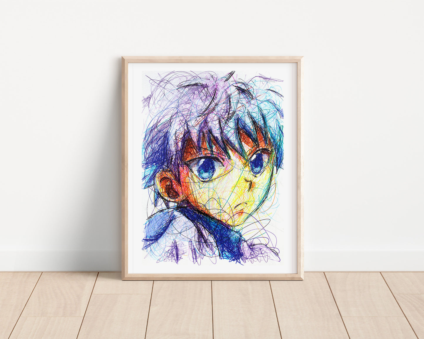 Killua Zoldyck Fanart Print