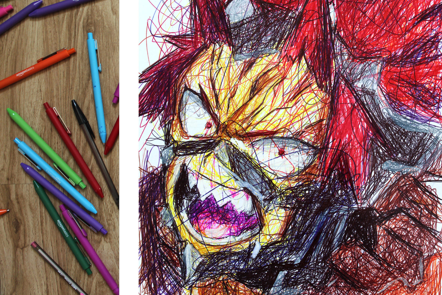 Eijiro Kirishima Ballpoint Pen Poster